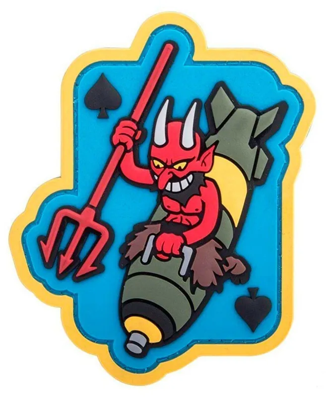 MSM Parche de Goma Devil Bomber