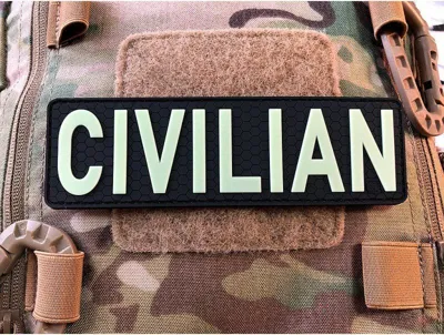 Parche de Goma Civilian Fluorescente - JTG