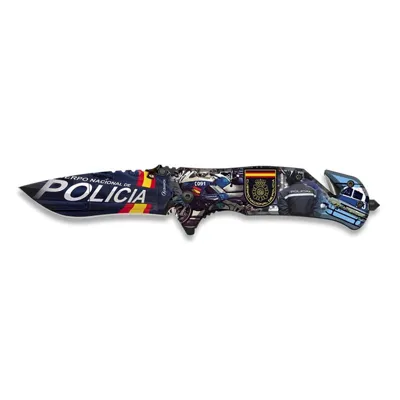 Navaja Táctica FOS Policía Nacional 3D - ALBAINOX