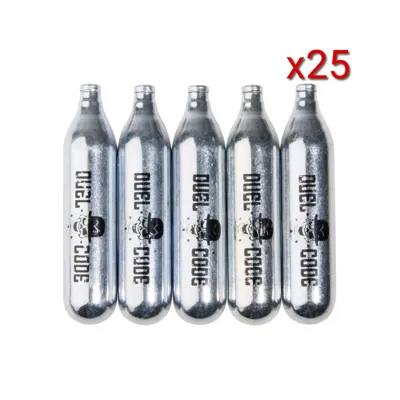 Bombona CO2 12g Pack 25U - DUEL CODE