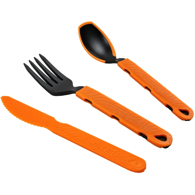 Jetboil Set de Cubiertos TrailWare · Naranja