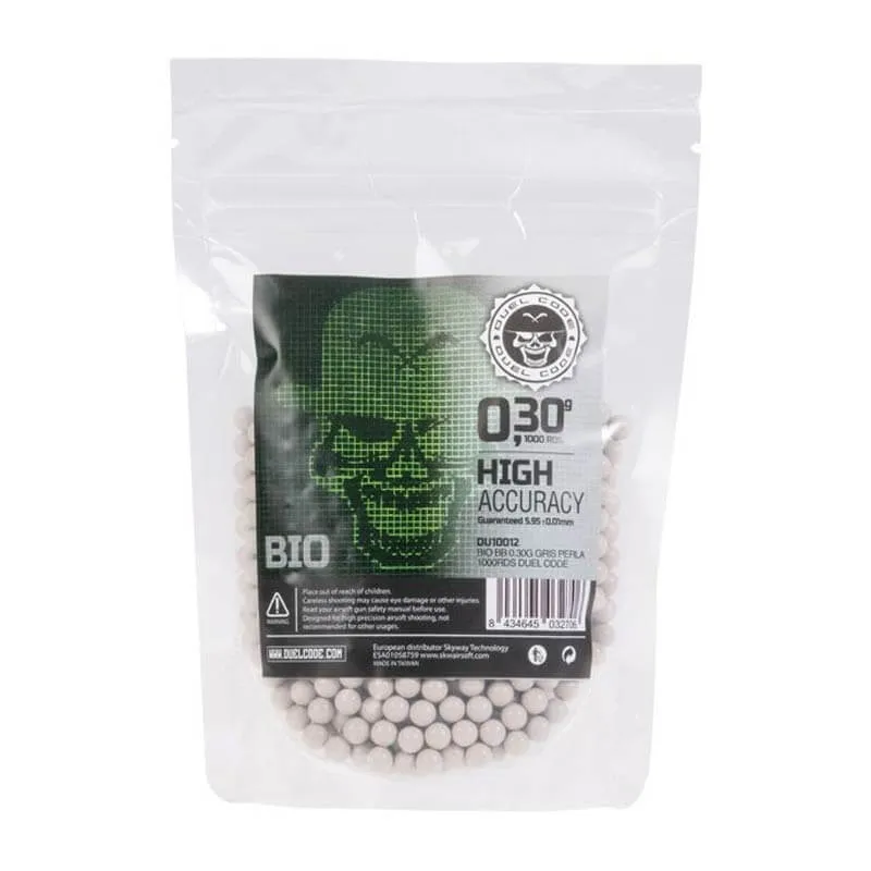 Duel Code Bolas Bio 0.30g 1000 BBs · Gris