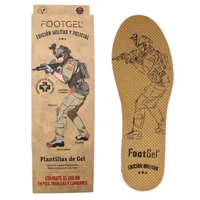 Plantillas de Gel Militar - Footgel