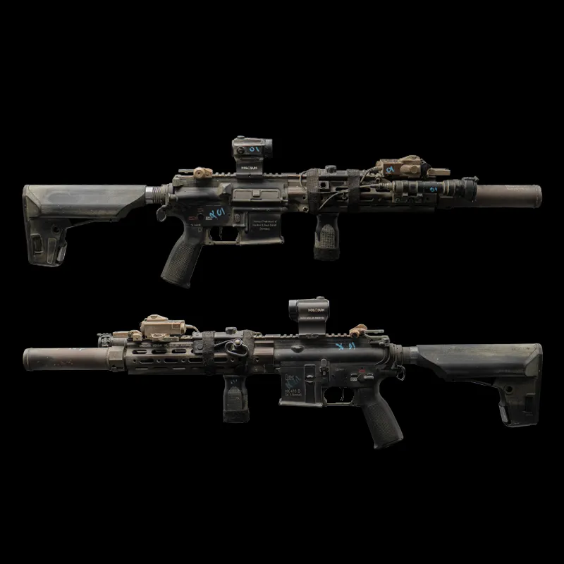 HK 416 Spartan · Negro