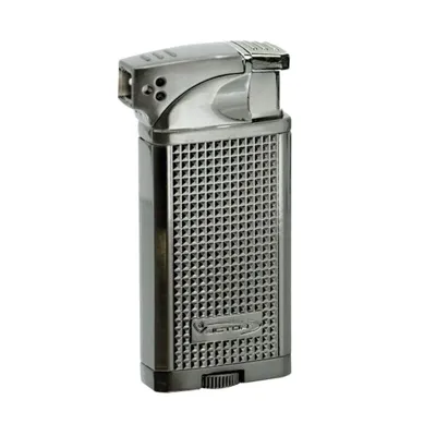 Encendedor Duke Dual Flame Gunmetal - Vector