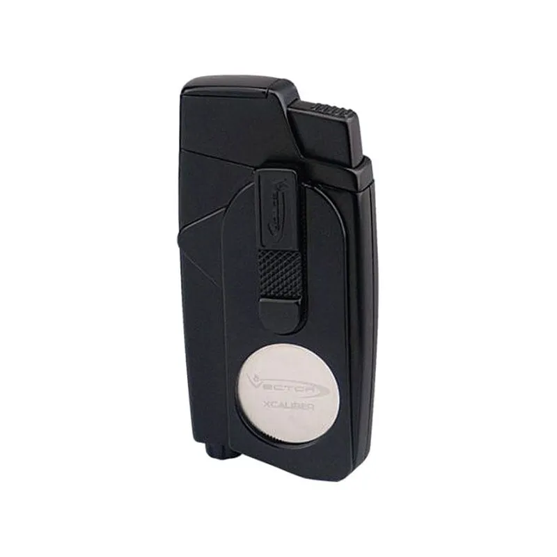Vector Encendedor XCaliber Double Cutter · Negro