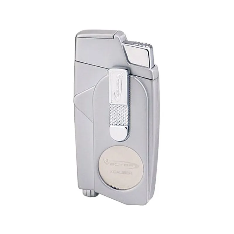 Vector Encendedor XCaliber Double Cutter Cromo
