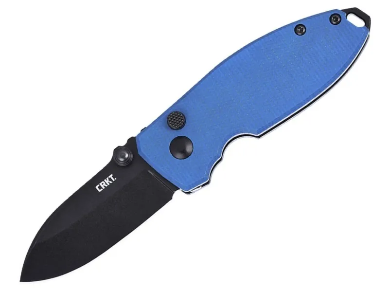 CRKT Navaja Squid Button Lock · Azul