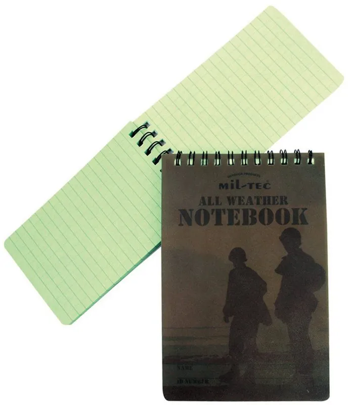 MilTec Bloc de Notas Impermeable