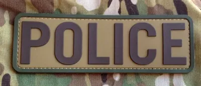 Parche de Goma Police - MSM