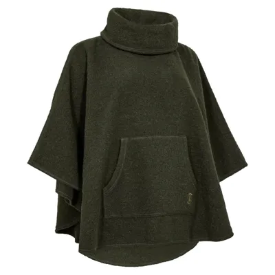 Poncho Lady Wilder Loden Wood - Deerhunter