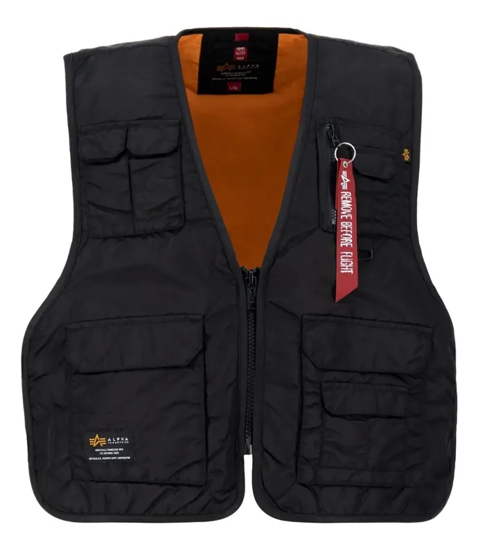 Alpha Industries Utility Vest · Negro