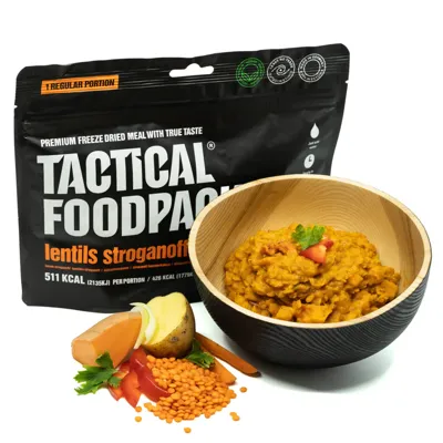 Comida Stroganoff de Lentejas - Tactical Foodpack