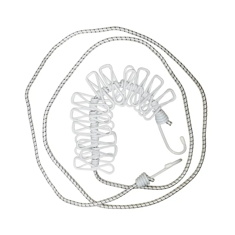 Basic Nature Tendedero Elástico Expander Clips · Blanco