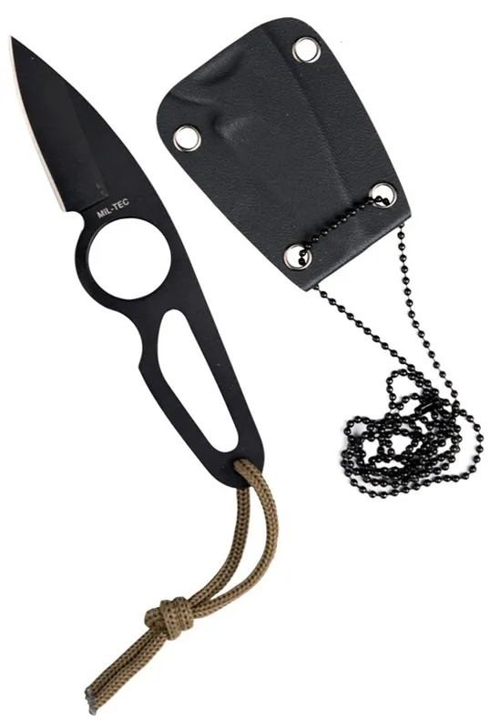 MilTec Cuchillo de Cuello Fingermesser