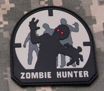 MSM Parche de Goma Zombie Hunter