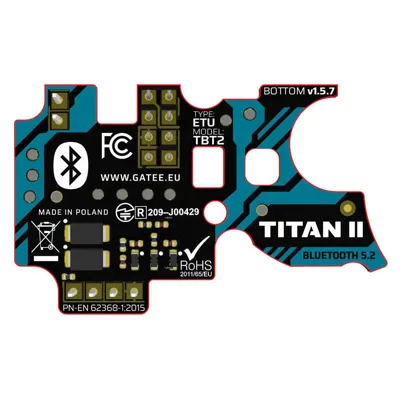 Gatillo Electronico Titan II Bluetooth ver.2 Expert Cableado Delantero - GATE