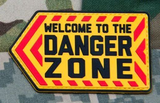 MSM Parche de Goma Danger Zone