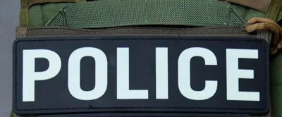 Parche de Goma Police Fluorescente - MSM