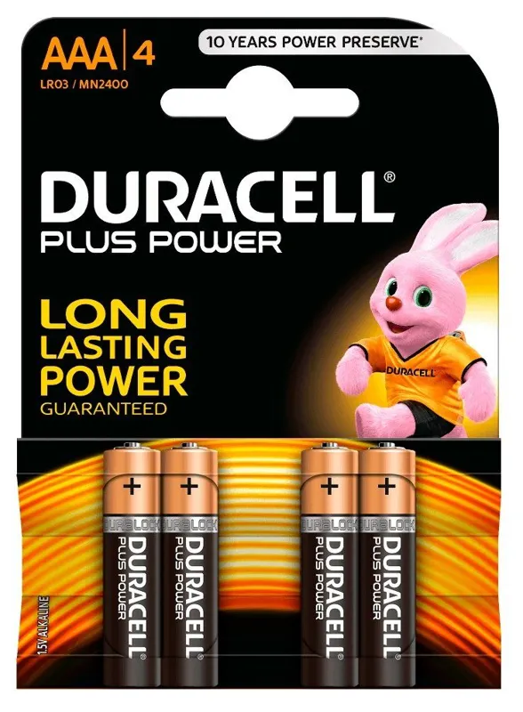 Duracell Pilas AAA Plus Power