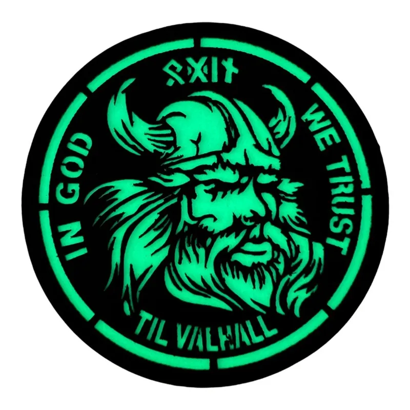Fluorescente Odín Dios Vikingo
