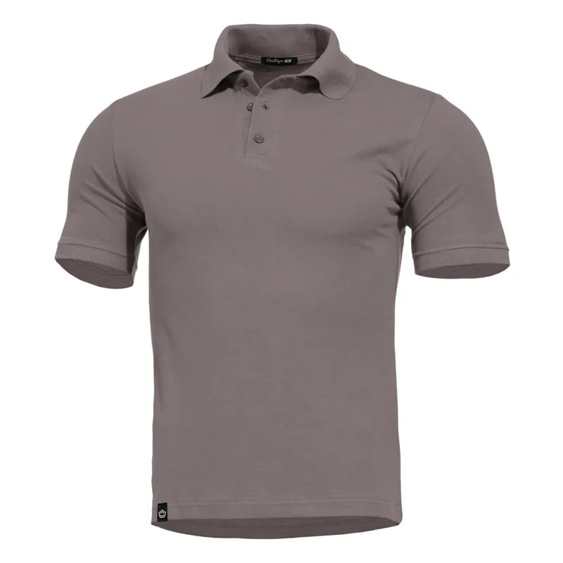 Pentagon Polo Algodón Sierra · Gris