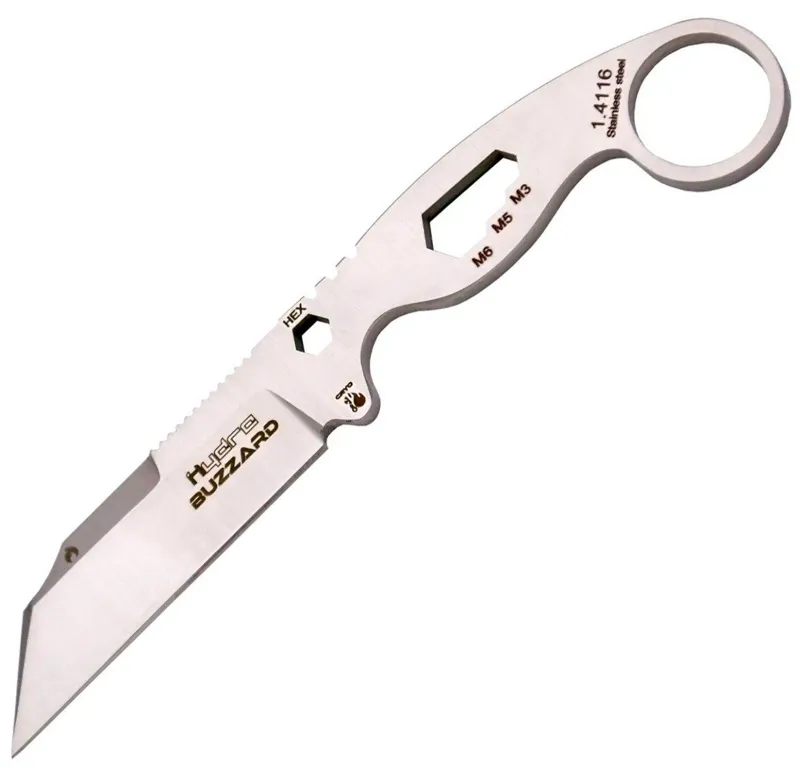 Hydra Knives Cuchillo HYDRA Buzzard Hawk · Blanco