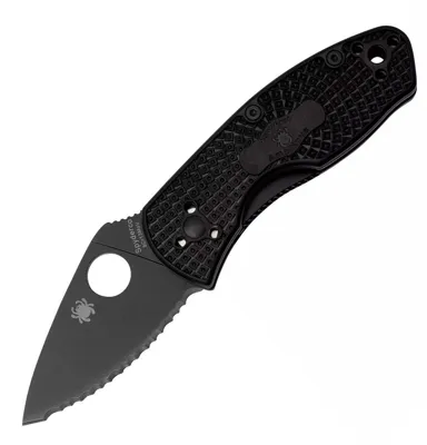 Navaja Ambitious Aserrada - Spyderco