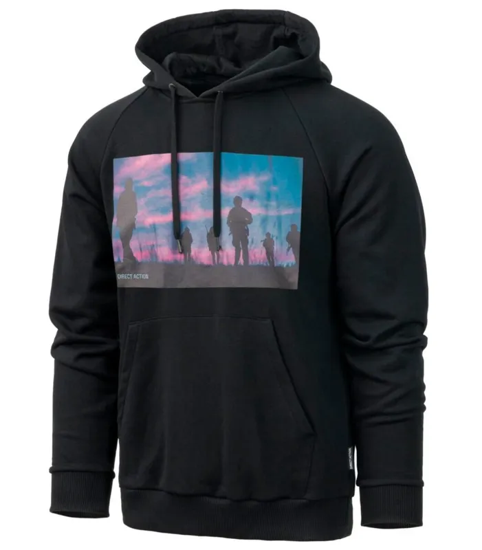 Direct Action Sudadera Sunset · Negro