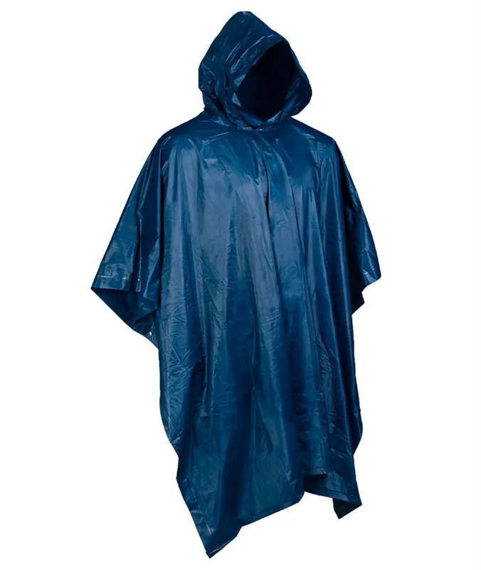 MilTec Poncho Impermeable · Azul