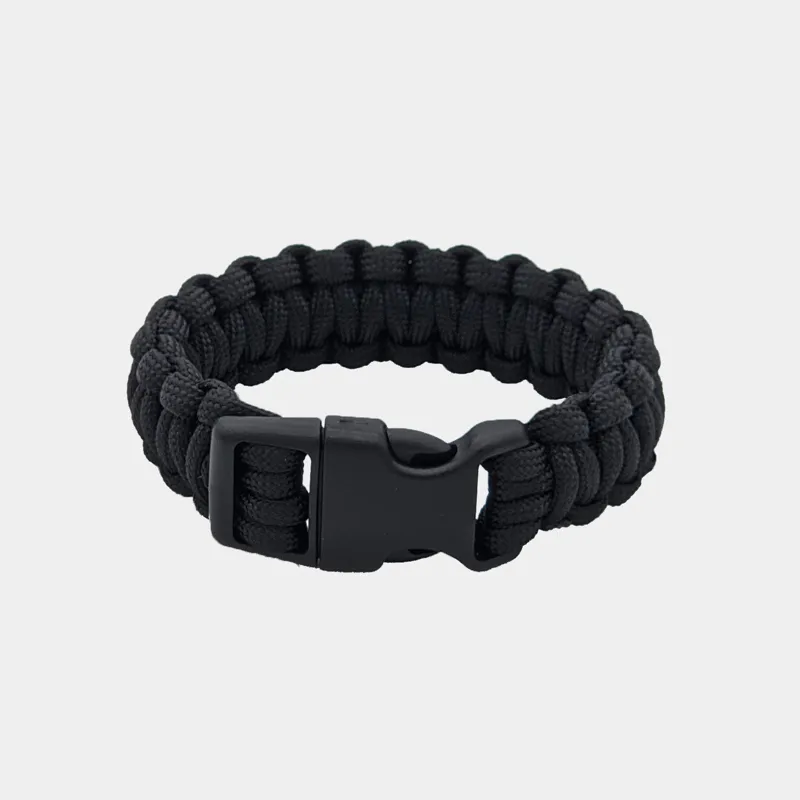 Mil-Tec Pulsera Paracord · Negro