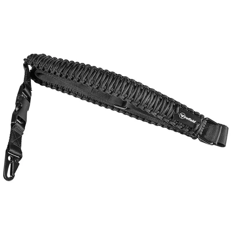 Firefield Táctica 1 Punto Paracord Sling · Negro