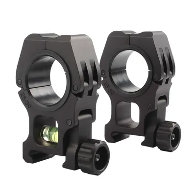 Adjustable Scope Rings with Level 1 Inch to 30mm - Aim-O