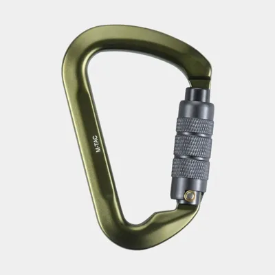 Mosquetón Metálico con Cierre de Seguridad 10cm - Militar - M-Tac