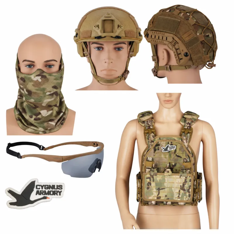 Cygnus Armory Titan Combat Bundle Multicamouflage · Negro