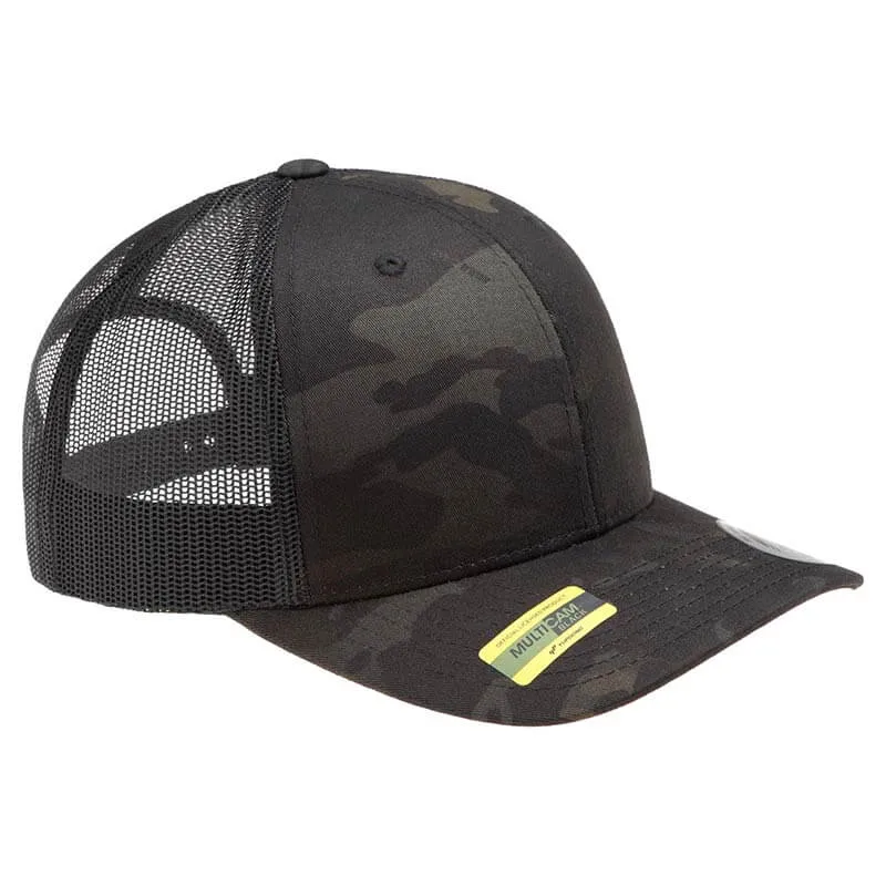 SNAPBACK Retro Trucker · Multicam Black