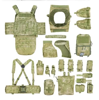 Gilet SOBR DCS - Ensemble Complet Forces Russes, A-Tacs FG Ou Lot de Poches MOLLE - BDU AIRSOFT