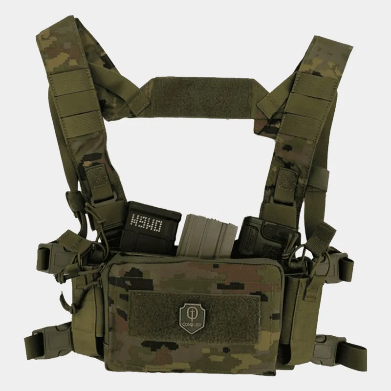 Conquer Micro Chest Rig · Multicam