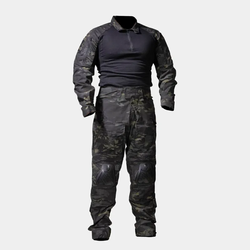 Corso Traje Táctico Blackbeard · Multicam Black