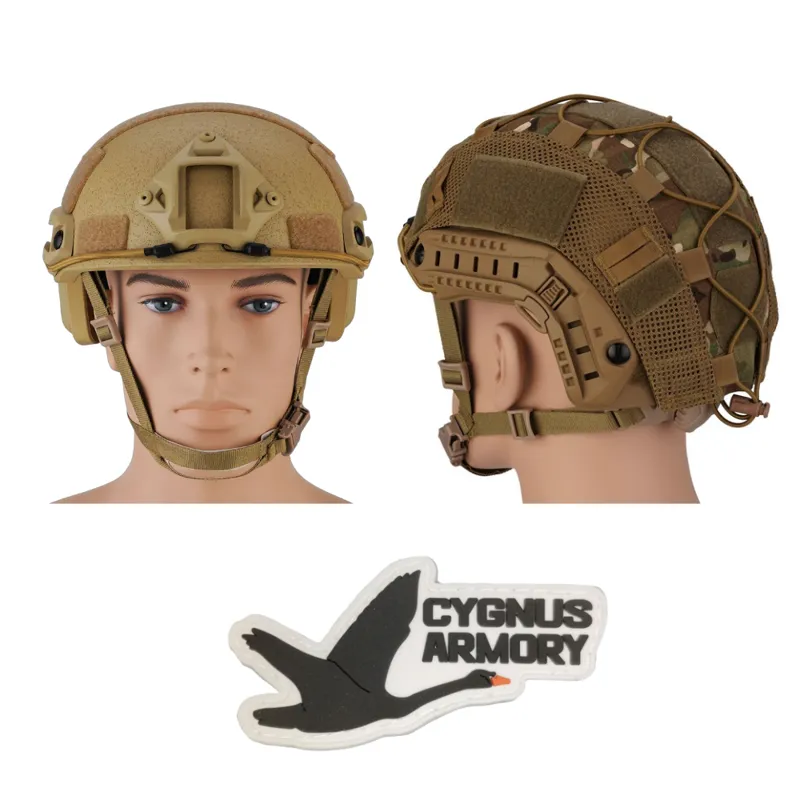 Cygnus Armory Premium XP Helmet Bundle · Flecktarn