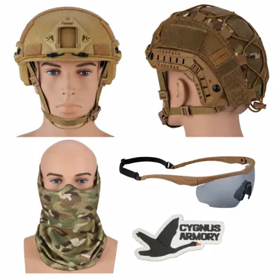 Head Protection Bundle Multicamouflage - Cygnus Armory