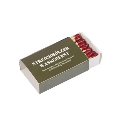 Cerillas Water Resistant Matches Pack 4U - Mil-Tec