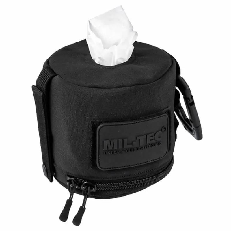 MilTec Multiusos MOLLE Tissue Case · Negro