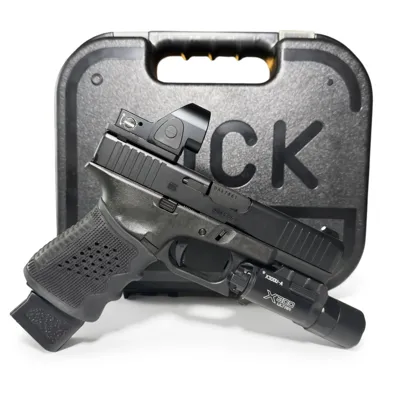 Glock 19 Gen 5 VFC Custom | Lampe x300 + Point Rouge SRO - BDU AIRSOFT