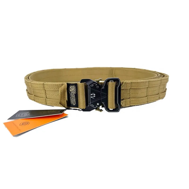 Conquer MOLLE Double Belt · Tan / FDE