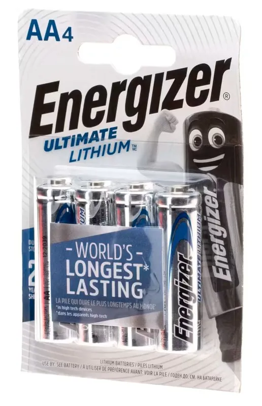Duracell Pilas Energizer AA Ultimate Lithium