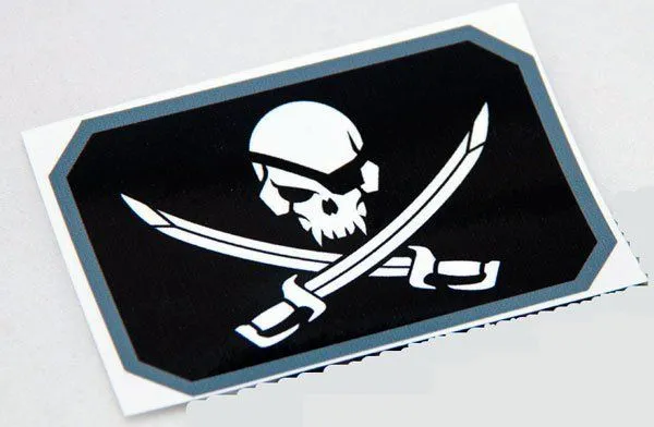 MSM Vinilo Adhesivo Bandera Pirata