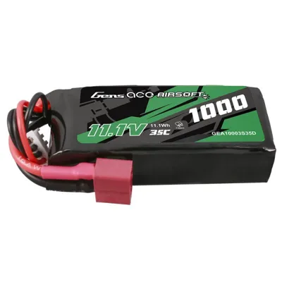 LIPO Stick Mini 1000mAh 11.1V 35C (T-Plug) - Gens Ace
