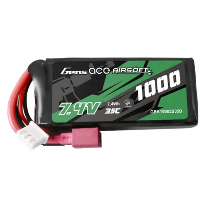 LIPO Stick Mini 1000mAh 7.4V 35C (T-Plug) - GENS ACE