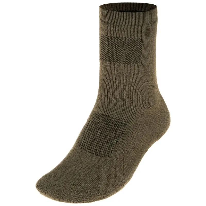 Mil-Tec Calcetines Merino · Verde / OD